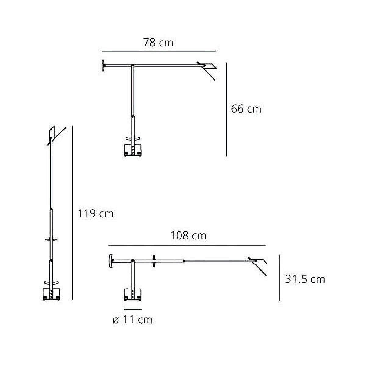 Artemide Tizio Classic Table Light "Open Box"