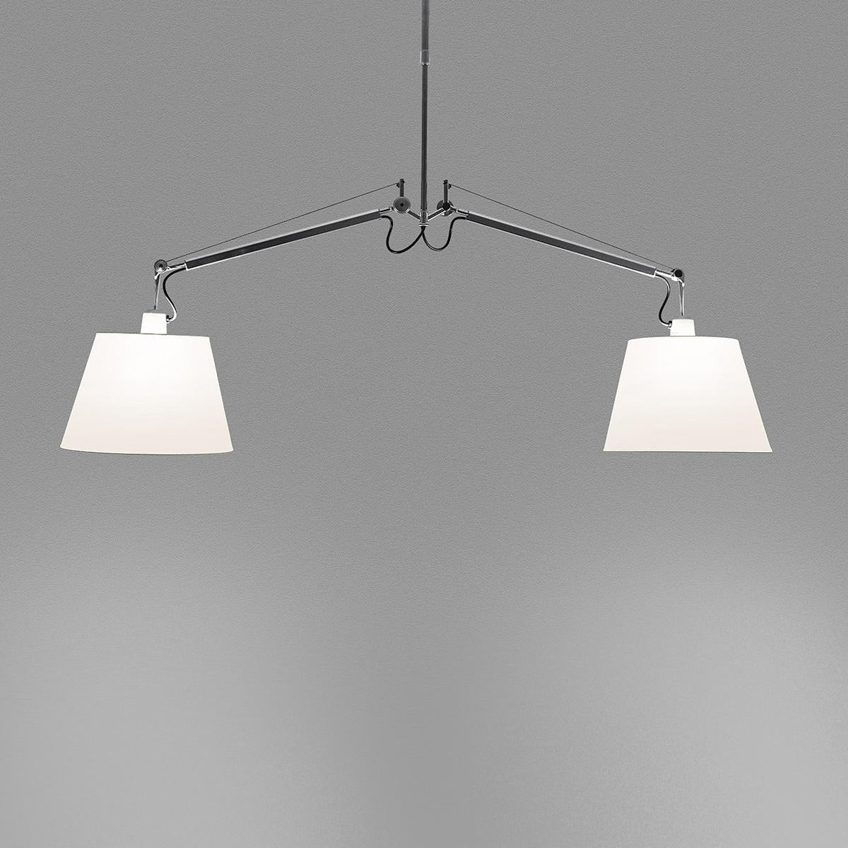 Artemide Tolomeo Basculante Suspension 2 Arms