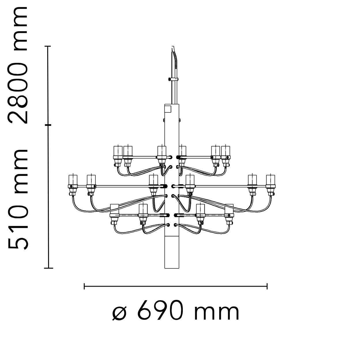 Flos 2097 Suspension Light "Open Box"