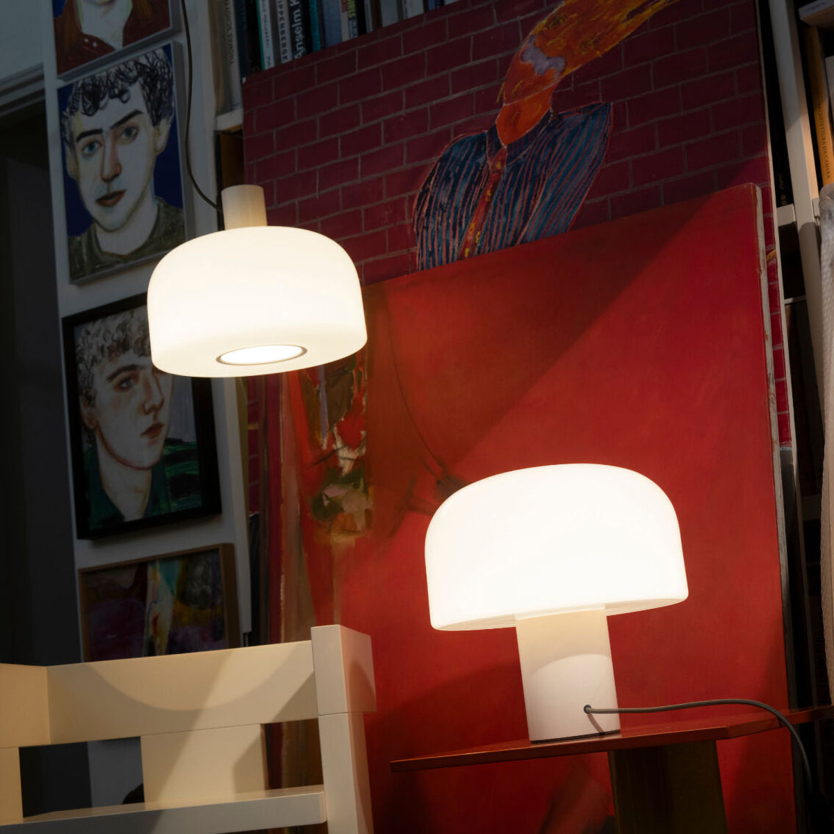 Flos Bellhop Glass Suspension Light