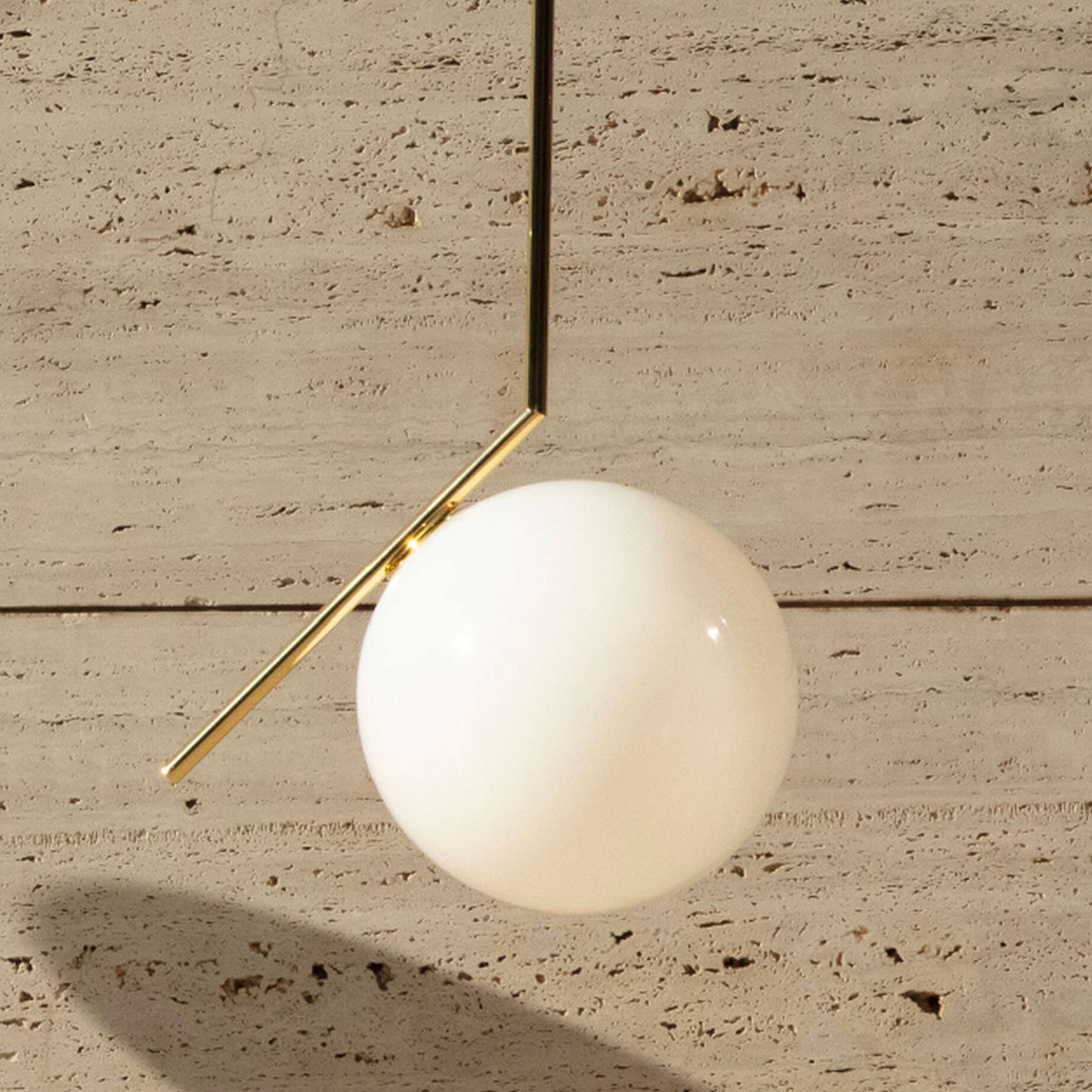 Flos IC S2 Suspension Light 10th Anniversary 24K Gold (Open Box)