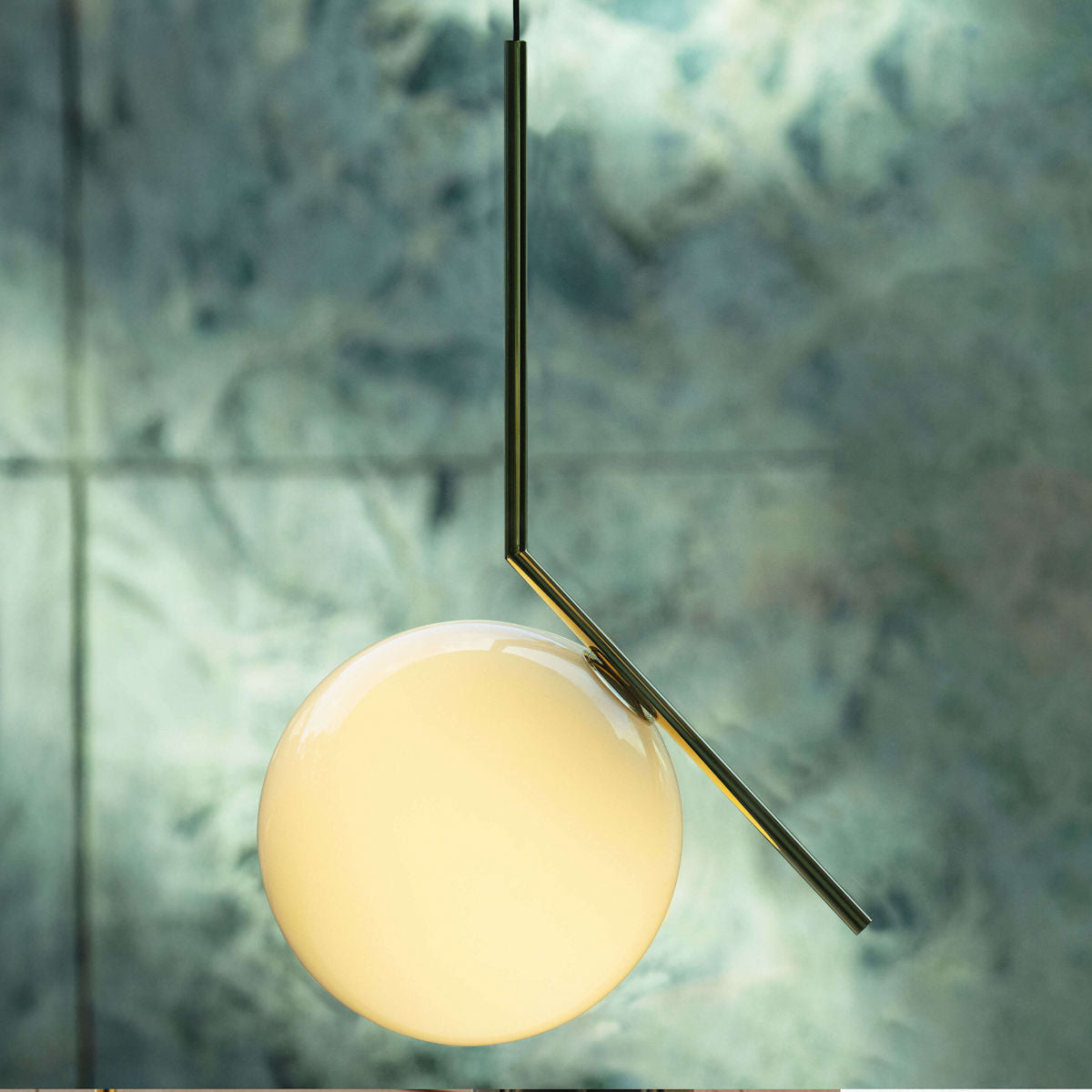 Flos IC S2 Suspension Light 10th Anniversary 24K Gold (Open Box)
