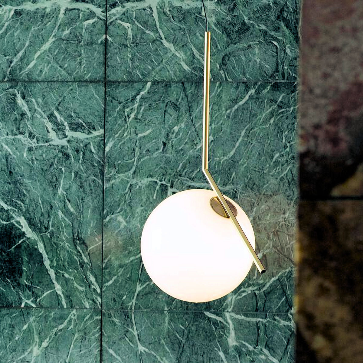Flos IC S3 Suspension Light Brass "Ex-Display"