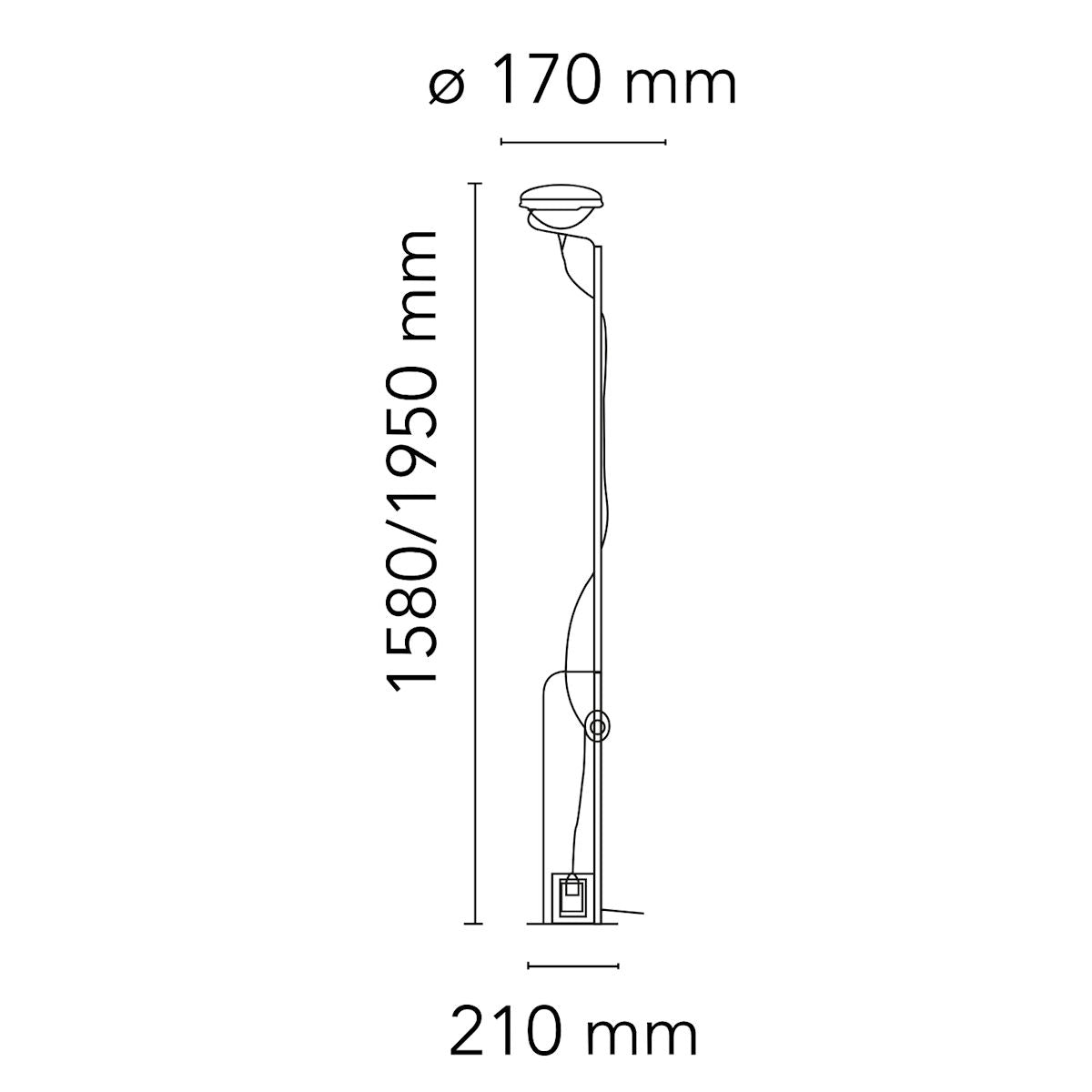 Flos Toio LED Floor Light