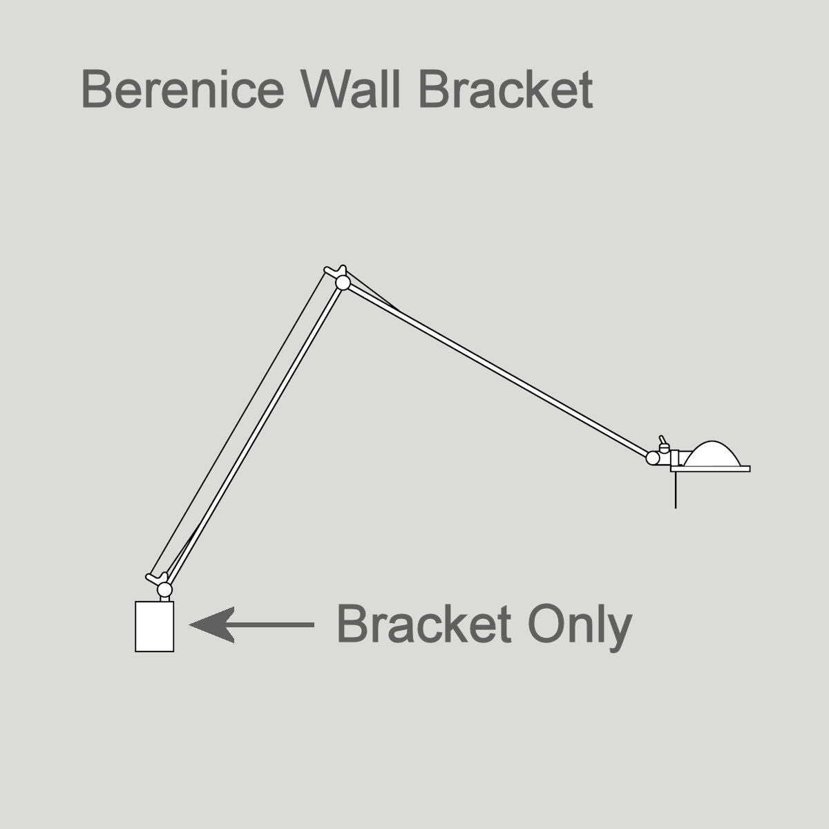 Luceplan Berenice D12/3 Wall Bracket