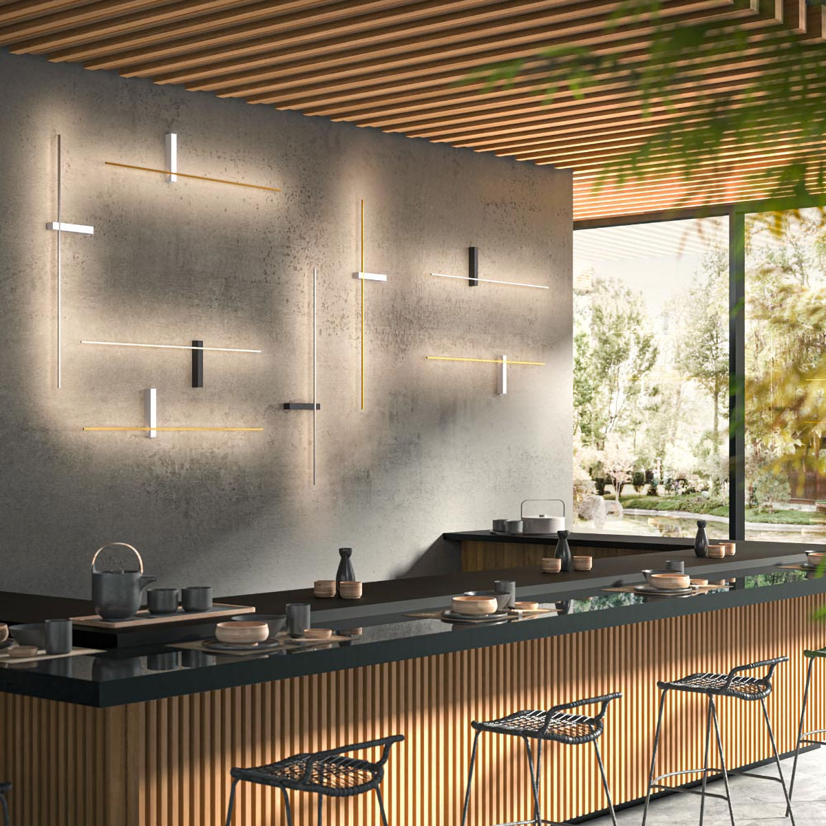 Lumen Center Outline Wall Light "Ex-Display"
