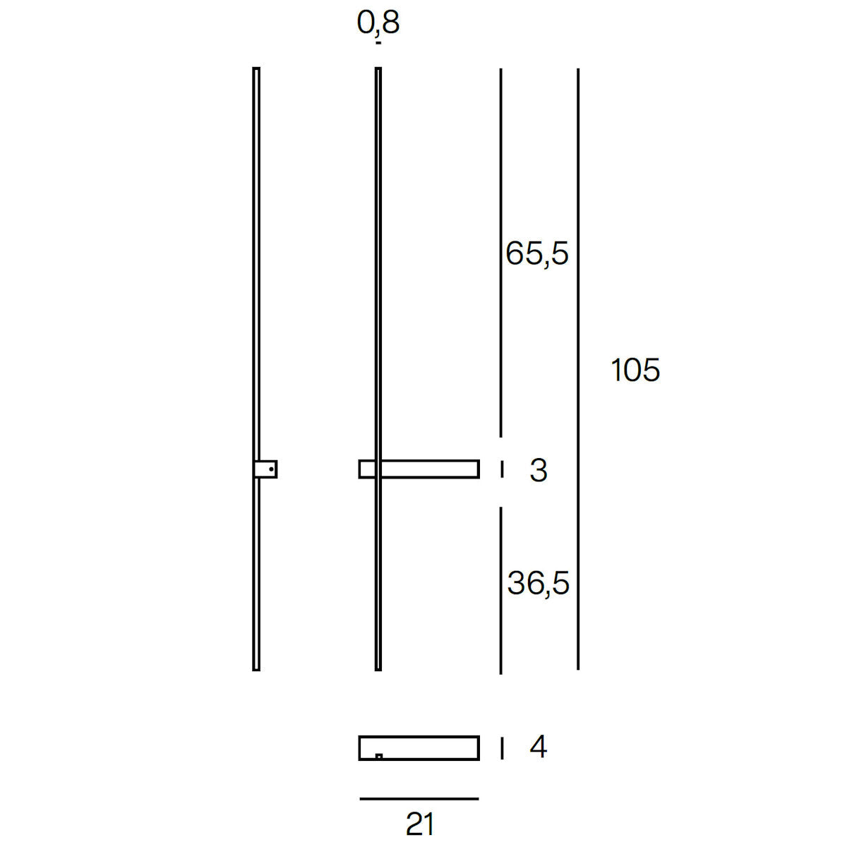Lumen Center Outline Wall Light "Ex-Display"