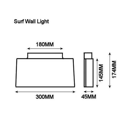 Artemide Surf 300 Wall Light