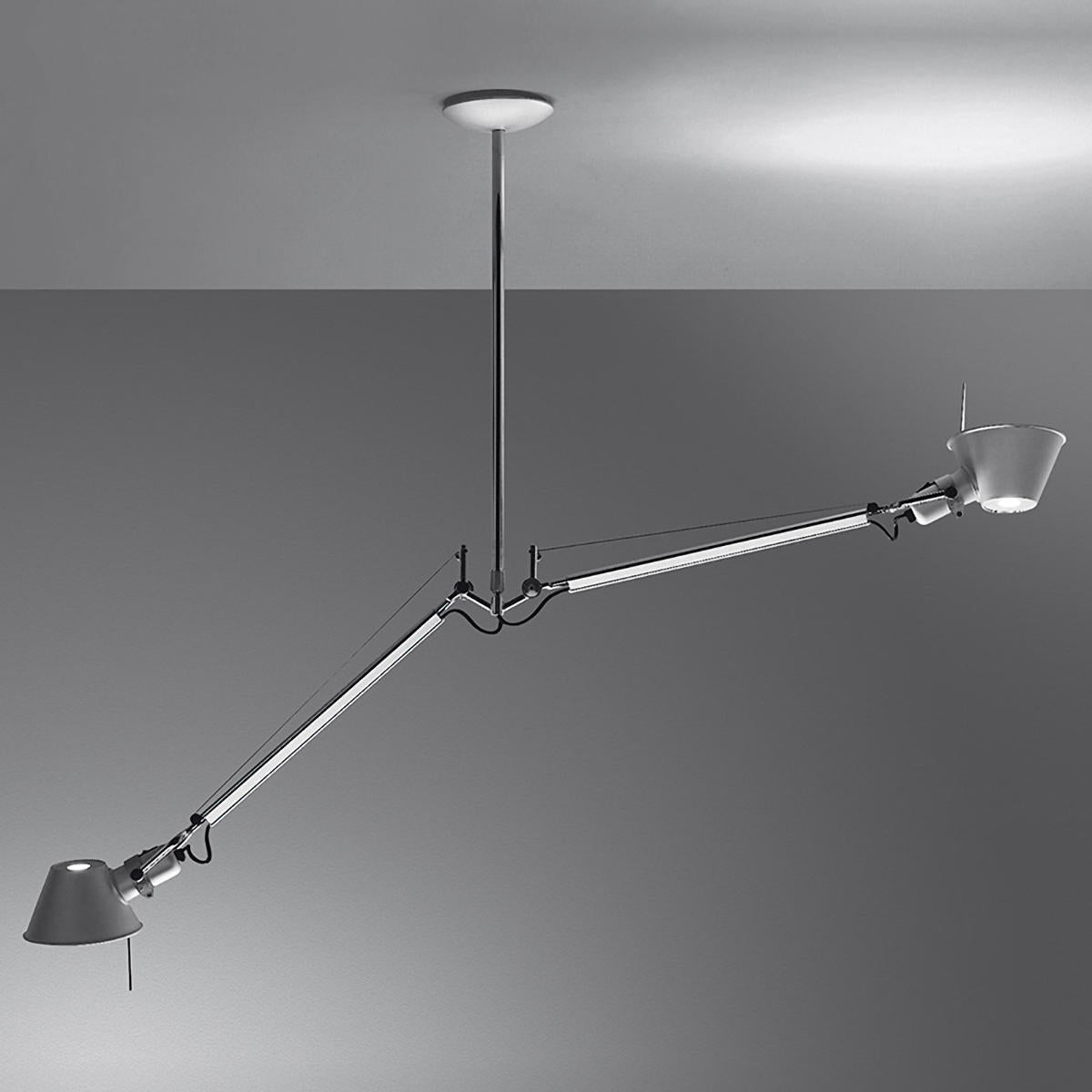 Artemide Tolomeo Due Bracci Suspension Light