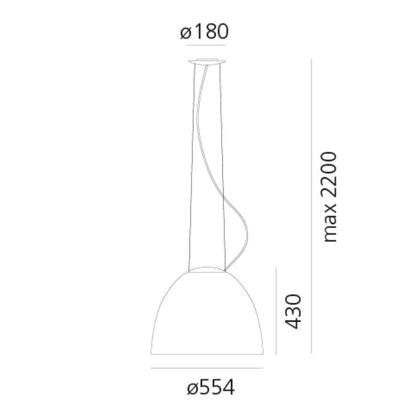 Artemide Nur Suspension Light "Ex-Display"