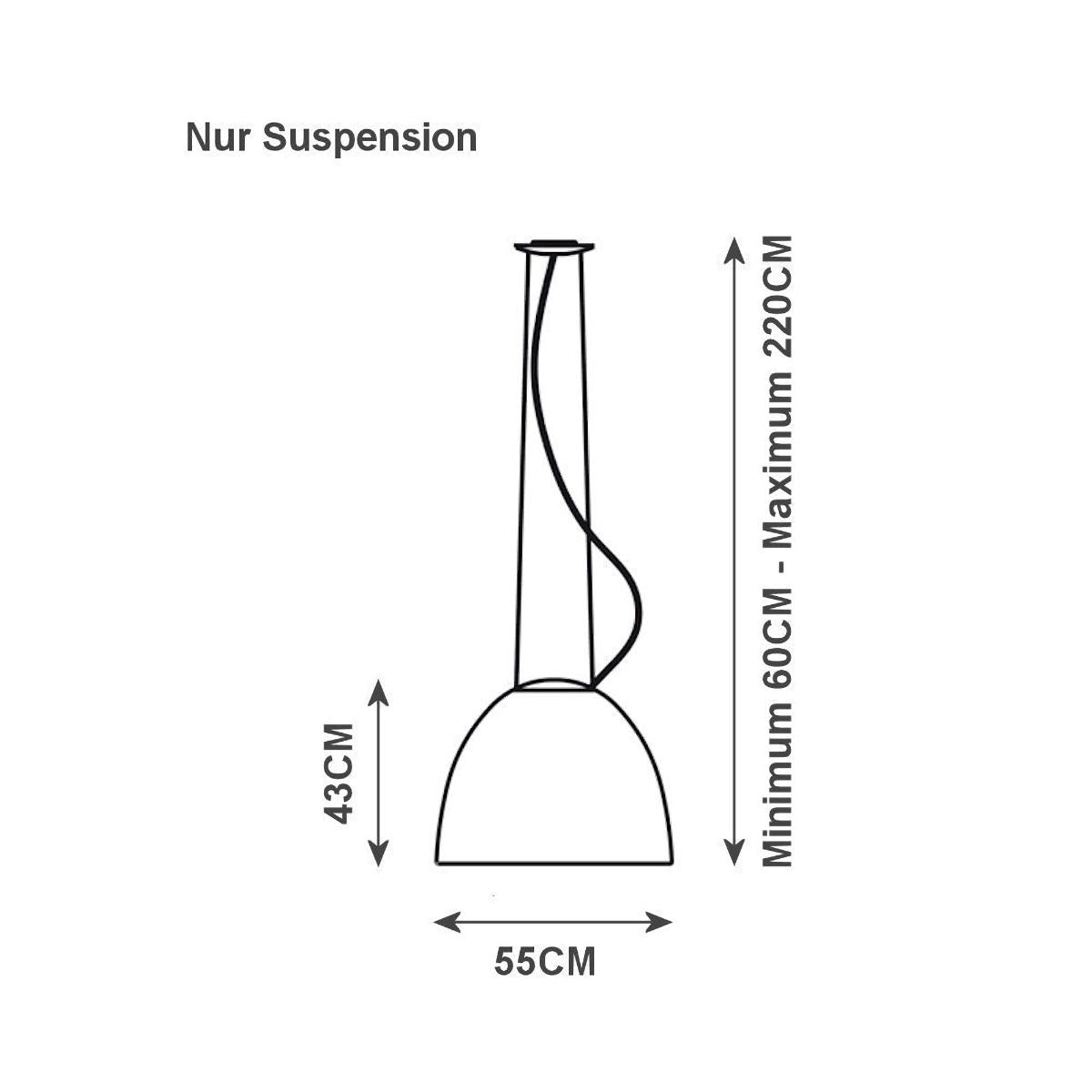 Artemide Nur Gloss Suspension Light