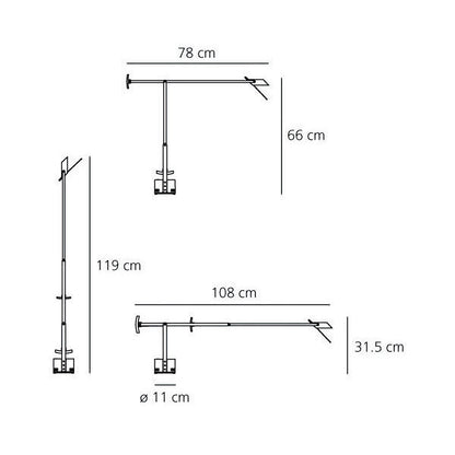 Artemide Tizio Classic Table Light "Open Box"