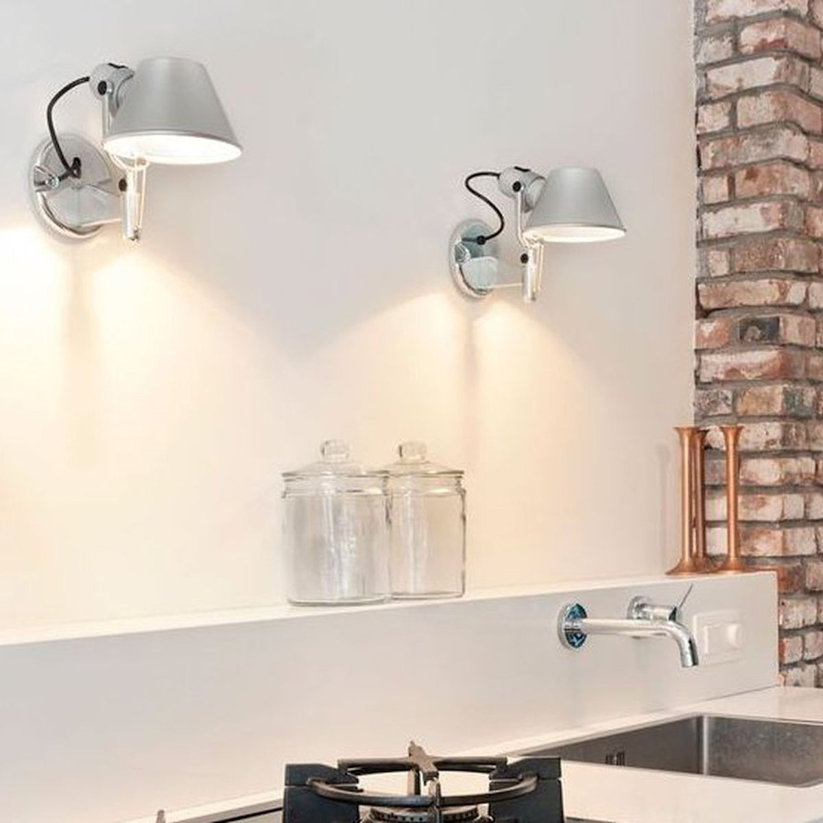 Artemide Tolomeo Faretto Wall Light