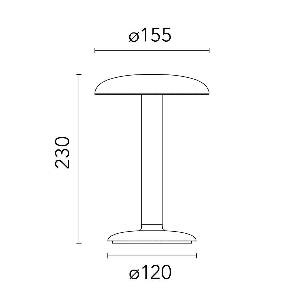 Flos Gustave Residential Portable Table Light (Rechargeable)