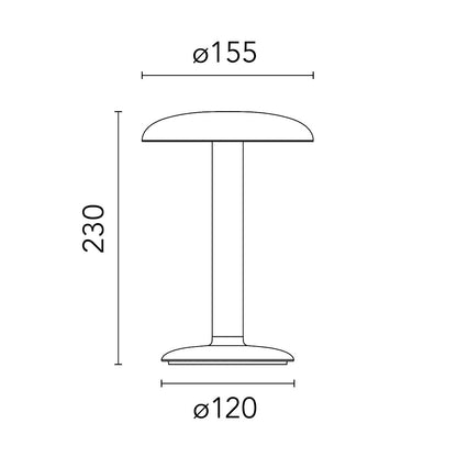 Flos Gustave Residential Portable Table Light (Rechargeable)