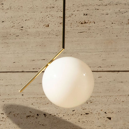 Flos IC S2 Suspension Light 10th Anniversary 24K Gold (Open Box)