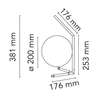 Flos IC T1 Low Table Light 10th Anniversary 24K Gold "Ex-Display"