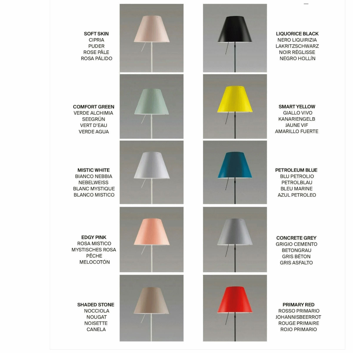 Luceplan Costanza Suspension Light - Telescopic