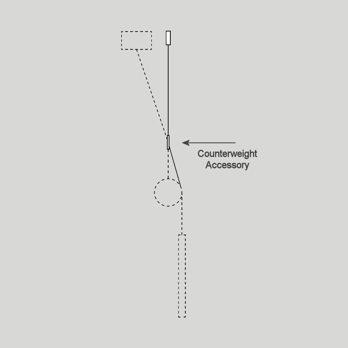 Luceplan Doi Suspension Counterweight Accessory