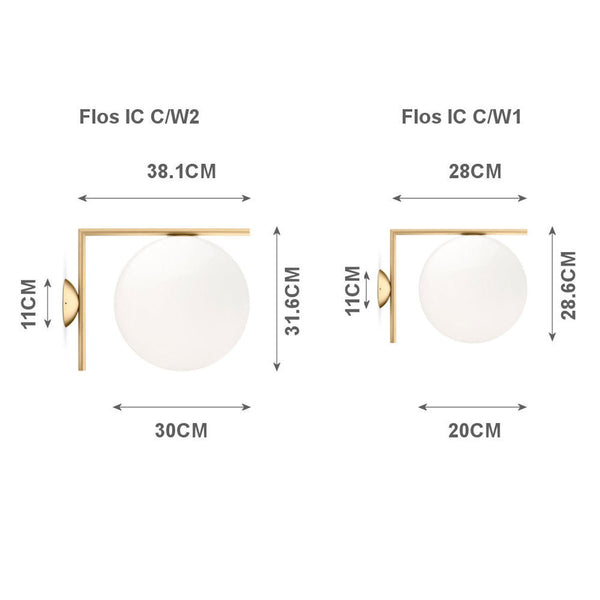 Flos IC C/W Ceiling/Wall Light