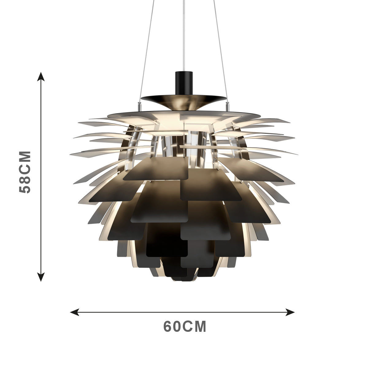 Louis Poulsen PH Artichoke Suspension Light (Diameter 60CM)