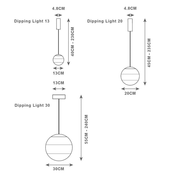 Marset Dipping Light Suspension Light