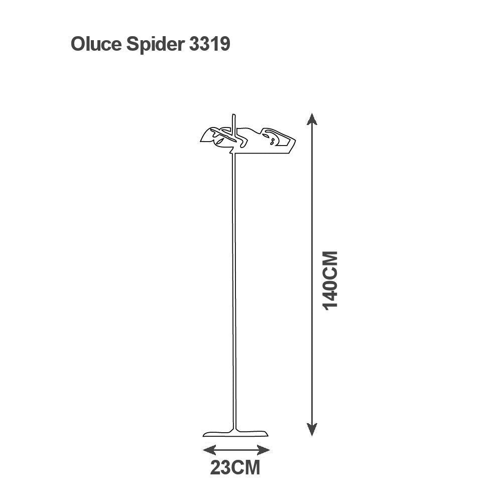 Oluce Spider 3319 Floor Light